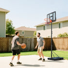 Soozier Portable Basketball Hoop Outdoor-The base can be filled with up to 143 lbs (65 kg) of water for added stability
