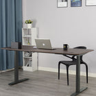 Motionwise M3 PRO Series Ergonomic Curve 30" x 60" Electric Sit-Stand Desk with Dual Motors - American Walnut-TAA & BIFMA Certified: Built to meet government and industry standards, making it the perfect addition for government offices, startups, and corporate environments. 