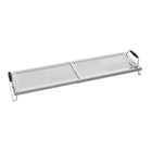 Blackstone Adjustable Warming Rack-Heat resistant handles make it easy to serve straight from the rack