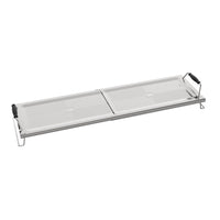 Blackstone Adjustable Warming Rack-Heat resistant handles make it easy to serve straight from the rack