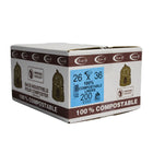ECO II 100% Compostable Industrial Bags - 26" x 36" - Frosted - 200 Pack-200 Pack