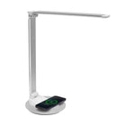 Mount-It! LED Desk Lamp with Wireless Charging - Silver/White-Personalize your lighting experience with 5 color temperatures and 5 brightness levels