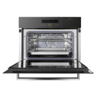 Fotile Built-in Combi Oven - 24" - Black-Food-grade Stainless Steel Interior with Ceramic Coating, Easy to Clean