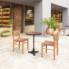 Zuo Iska Dining Chair - Natural - Set of 2-Chair Weight Capacity: Supports up to 250 lb