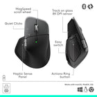 Logitech MX Master 4 for Mac - Ergonomic Bluetooth Mouse - Space Black-13