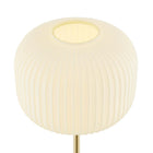 Modway Reprise Glass Sphere Glass and Metal Floor Lamp - White Satin Brass-Bulb: 1 E26 60W Max (Not Included)