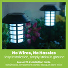 Bell + Howell Color Disk Lights Solar Pathway LED Lights-8