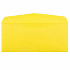 JAM Paper #10 Window Envelopes, 4 1/8 x 9.5, Brite Hue Yellow Recycled, 1000 Pack (5156482B)-Opening: booklet
