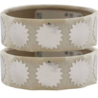 JAM Paper Round Circle Label Wafer Seals with Serrated Edges, 3/4, Silver, 2 packs of 100 (2263767g)-Silver