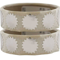 JAM Paper Round Circle Label Wafer Seals with Serrated Edges, 3/4, Silver, 2 packs of 100 (2263767g)-Silver