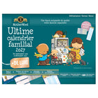MotherWord 2026-2027 Deluxe Ultimate Family Fridge Calendar - 13-1/2" H x 18" W - French-16 large monthly tear-off pages: September 2026 - December 2027