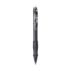 BIC Gelocity Gel Pens - Retractable - 0.7mm - Black - 24 Pack-Contoured grip helps keep your hand comfortable as you write