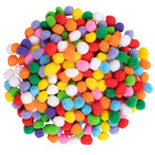READY 2 LEARN Pom Poms - Assorted Colors - 3 Packs of 240-Large size: Each craft Pom Pom measures 1" in diameter. They're easy to pick up, add glue and stick!