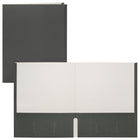Staples 2 Pocket Portfolio - Black - 25 Pack-No fastener