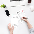 AT-A-GLANCE 2027 Daily Desk Calendar Refill 2-Pages/Day - 6" H x 3-1/2" W - Bilingual-Half-hourly appointments: 7:00 am-5:00 pm