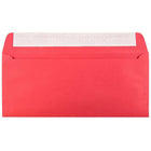JAM Paper #10 Business Envelopes with Peel and Seal Closure, 4 1/8 x 9.5, Brite Hue Christmas Red Recycled, 100 Pack (11789g)-Christmas red