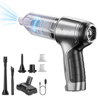 Purely C105 Wireless Mini Vacuum & Air Duster-Equipped with a high-performance brushless motor for powerful suction and airflow.