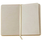 JAM Paper Hardcover Small Journal Notebook With Elastic - 100 Lined Sheets - 3 3/4" x 5 5/8" - Brown Kraft-Quantity: Sold Individually | 100 ruled / lined paper pages.