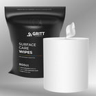 Gritt Commercial Surface Care All-Purpose Cleaning Wipes - Fresh Scent - 8" x 6" - 800 Wipes -Designed for use with center-pull dispensers