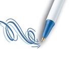 BIC Clic Stic Ballpoint Pens - Retractable - 1.0mm - Blue - 12 Pack-Retractable