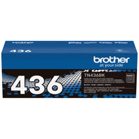 Brother TN436BK Toner Cartridge, Super High Yield (TN436BK)-Extra high-yield toner cartridge, up to 6500 pages