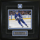Auston Matthews Pin & Plate Toronto Maple Leafs - Framed Print - 18" x 18"-Premium virtual frames