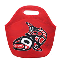 Oscardo Salmon by Jamie Sterritt Lunch Bag-Authentic Indigenous Art Designs - Showcases stunning artwork by First Nations, Inuit, and Métis artists from across Canada, bringing Indigenous culture and creativity to everyday life