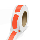 JAM Paper Standard Label Rolls - Bottle Neck Shaped - 1 3/16 x 3 1/4 - Neon Red - 125 Labels/Roll-Colour: Neon Red | Make your mail stand out with colourful shipping address labels.