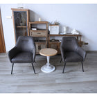 Brassex Arlo Accent Chair - Vintage Brown-Rich color finish