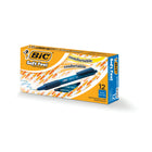 BIC Soft Feel Ballpoint Pens Retractable – 1.0mm – Blue – 12 Pack  -Features Easy-Glide System ink technology with up to 35% smoother ink compared to current BIC ball pen ink systems