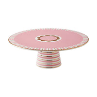 Maxwell & Williams Regency Pink Round Footed Cake Stand - 28 cm-Handwashing Recommended