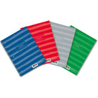Quad-Ruled Notebook - 10-1/2" H x 8" W - 4:1 Squares - 200 Pages - Assorted Colours-1‑Subject Notebook: Perfect for focused coursework, technical projects, or organized note‑taking.