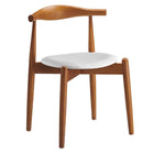 Modway Stalwart Dining Side Chairs - Dark Walnut/White - 4 Pack-6