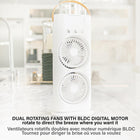 Bell+Howell Aqua Air Misting Portable Rechargeable Cooling Fan-Versatile use: use indoors or outdoors for cooling at home or activities great for bedroom, camping, room cooling, and everyday hot weather comfort
