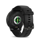 Garmin Venu 3 Watch - 45 mm - Slate Stainless Steel Bezel with Black Case and Silicone Band-7