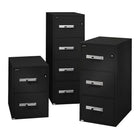 Gardex Classic Fire-Resistant File, 4-Drawer, Vertical, Letter, Black, 54H x 16 3/4W x 31D (GXGF-400-12-BK)-Black textured paint