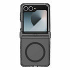 ITSKINS Hybrid_R Case Hinge with MagSafe Galaxy Z Flip 7 - Smoke/Transparent-Removable Hinge Cover