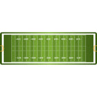 Ashley Productions The Original Fun Mat Mat Runner - 15.5" x 47" - Football Field-Measurements and Design: The Football Field Mat Runner measures 15.5" x 47".