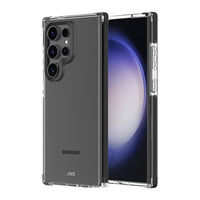 AXS PROShield Plus Drop-tested Clear Case for Samsung Galaxy S24 Ultra - Black-Sleek reinforced corners maximize shock absorption by creating an air cushion between your phone and any surface