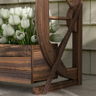 Outsunny 2-Tier Raised Garden Bed - 21.7" x 12.6" x 22"-Made of fir wood and designed to be placed outdoors
