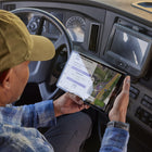 Garmin dēzl OTR620 6-in Display GPS Truck Navigator - Black-Get custom truck routing based on the size and weight of your truck; see alerts for upcoming bridge heights, sharp curves and more
