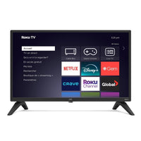 JVC 24" HD LED Smart Roku TV-23.6” screen (measured diagonally) with 16:9 aspect ratio