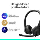 Logitech H390 USB-C Computer Headset -Works With Chromebook: H390 USB-C headset is certified for Works With Chromebook, and works with common calling and video meeting applications on major operating systems