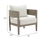 Zuo Foret ArmChair - Beige-6