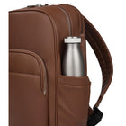 Bugatti Wellington Business Backpack for Laptops up to 15.6" - Cognac-Reinforced top carry handle