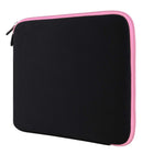 Vangoddy Neoprene 12" Laptop Protective Sleeve Case with Extra Pocket - Black/Pink-Internal Dimension 12 Inches by 9.75 Inches 