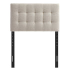 Modway Lily Upholstered Twin Size Headboard - Dove-Five Mounting Positions