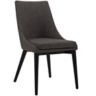 Modway Viscount Fabric Dining Chair - Brown-Modern Dining Side Chair