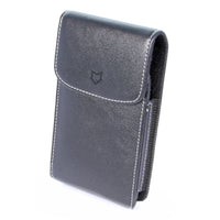 Wolf Adjustable Vertical Smartphone Holster XXL-Ratchet belt clip securely attaches the pouch to a belt or purse strap and pivots for comfort while sitting