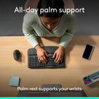 Logitech Wave Keys Wireless Ergonomic Keyboard with Cushioned Palm Rest - Graphite-Smoother days, your way: Personalize your Wave Keys experience using the Logi Options+ App, where you can choose shortcuts that save time and keep your work flowing 